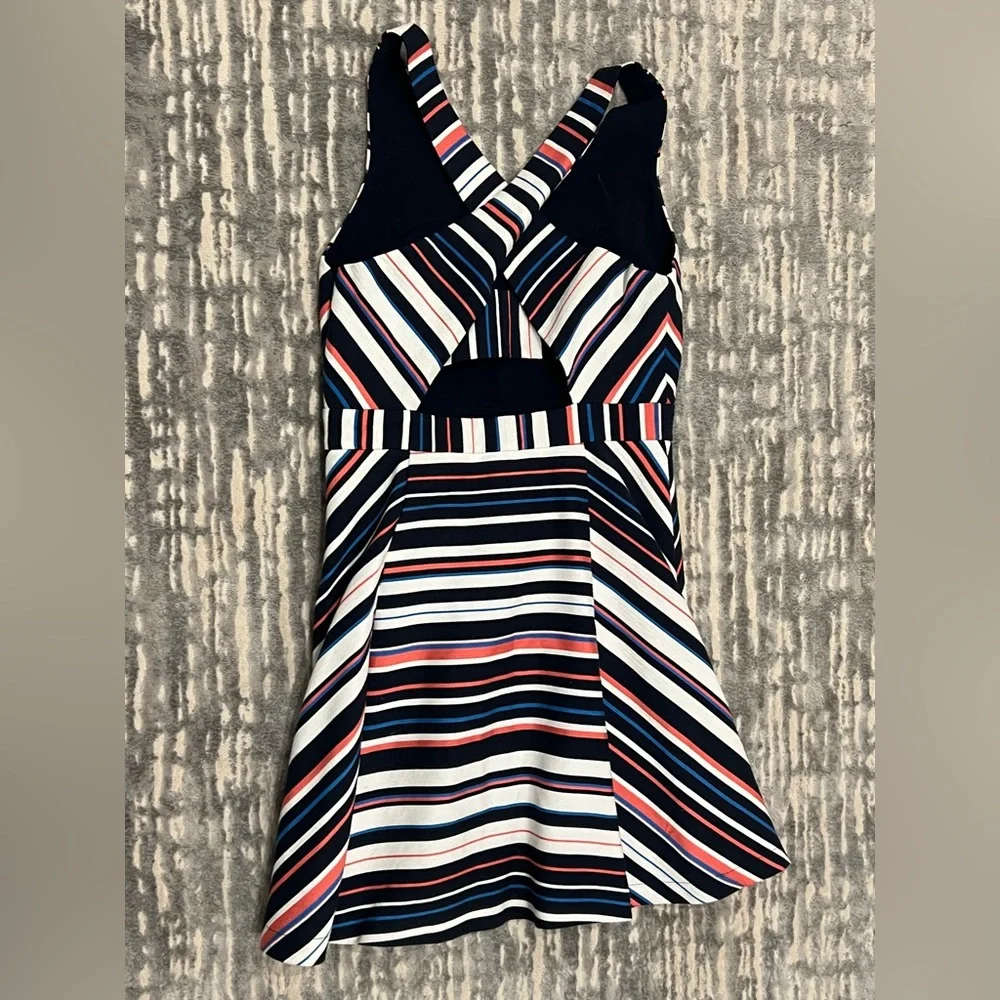 Adelyn Rae Multicolored Striped Dress 0528